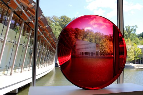 Red Lens at Crystal Bridges Museum of Art in Bentonville AR