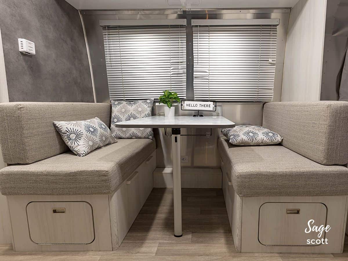 Dining Table of Airstream Hotel