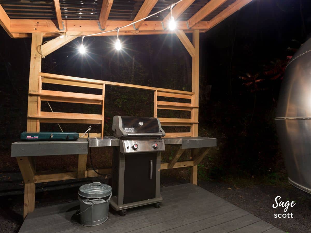 Outdoor Cooking Space at Treetopia