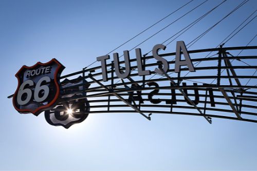 Tulsa Route 66 Sign