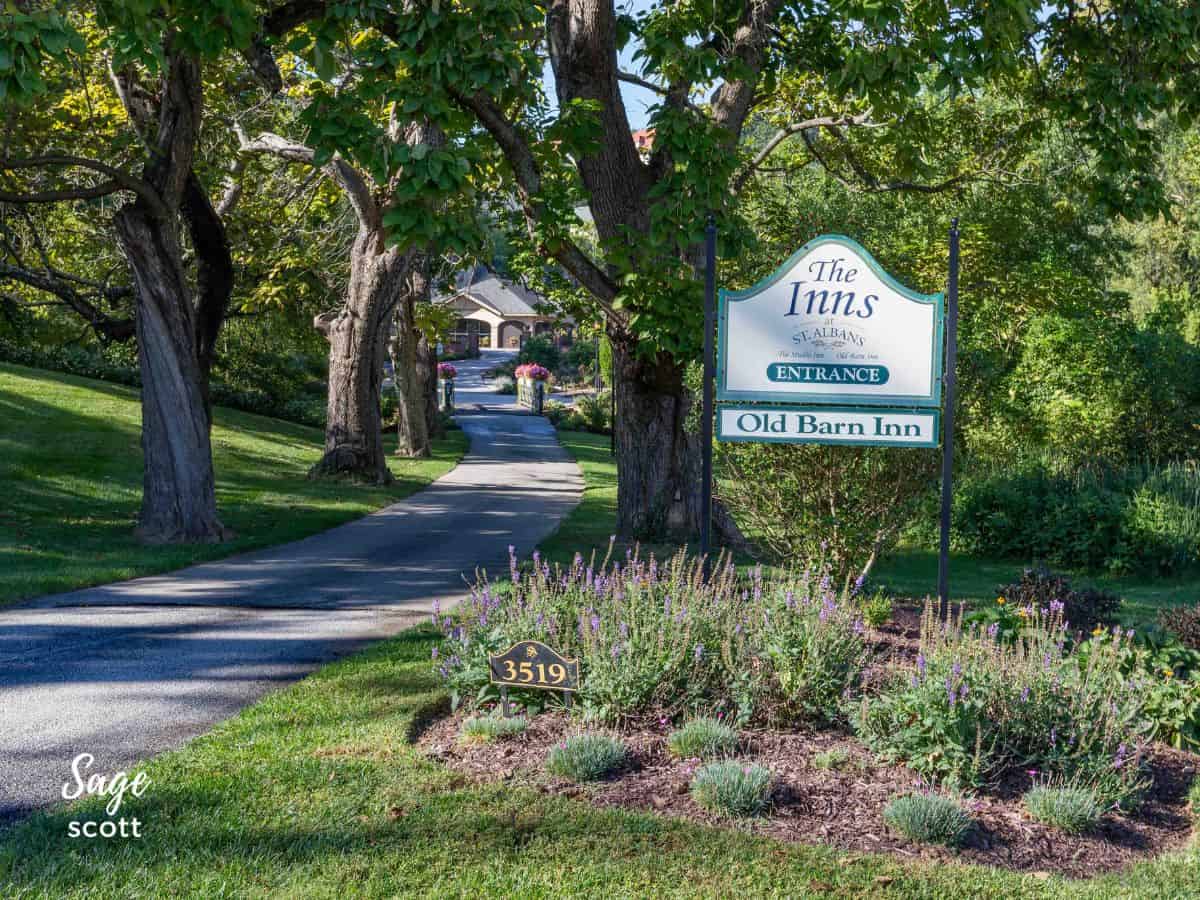 Entrance to The Old Barn Inn