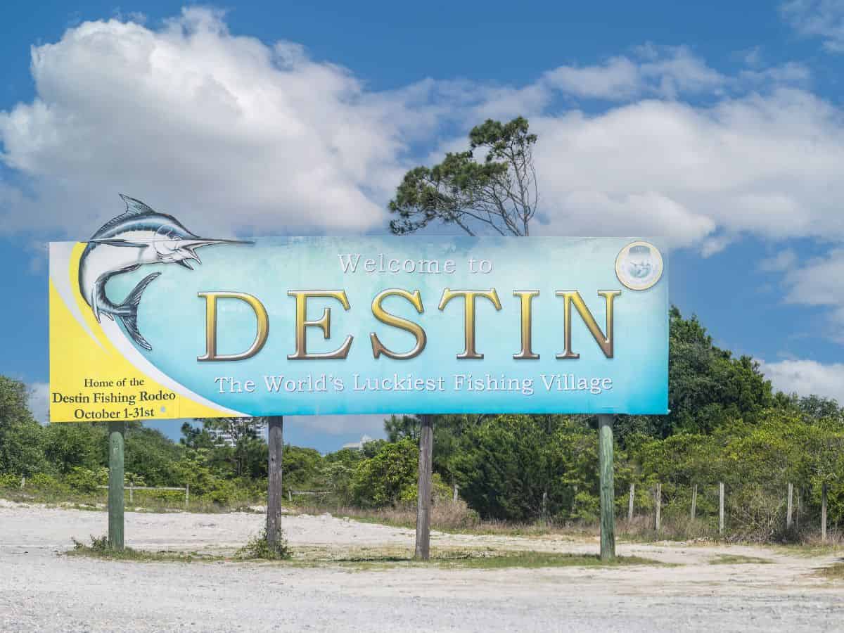 Welcome to Destin FL Sign