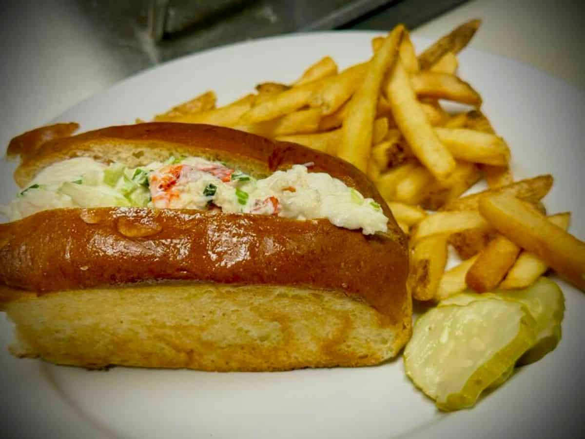 Lobster Roll at The Fish Peddler in Tacoma