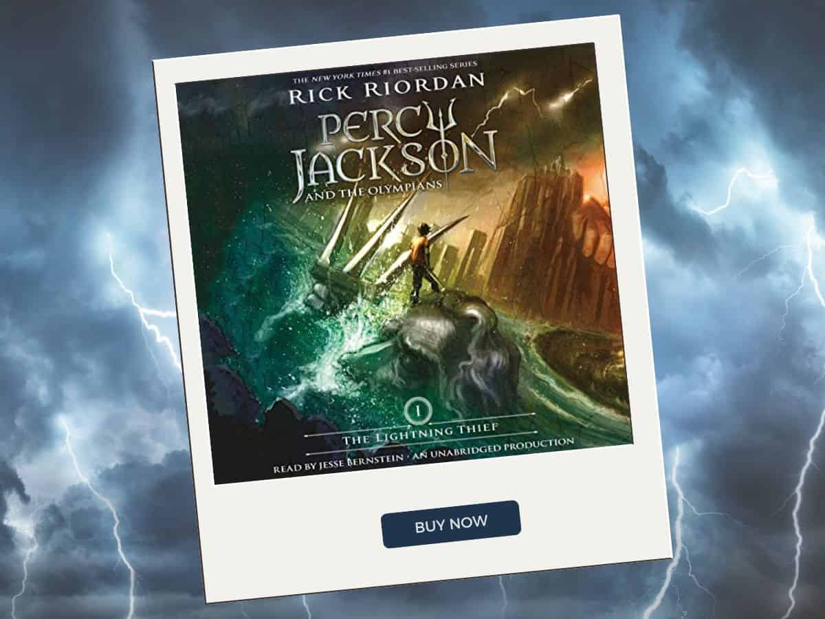 The Percy Jackson series is a family-friendly audiobook option.