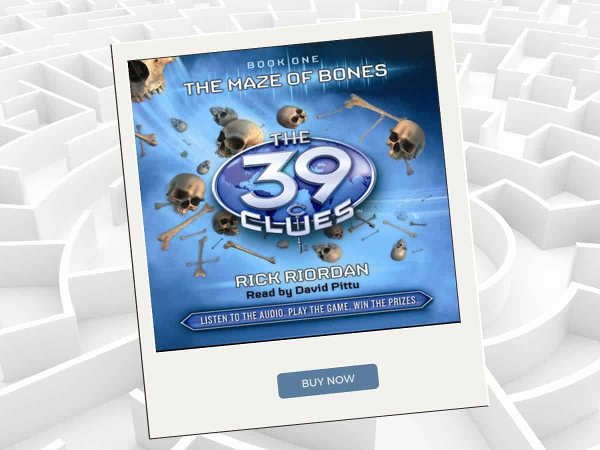 The 39 Clues is a great audiobook series for families.
