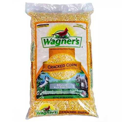 Wagner's 18542 Cracked Corn Wild Bird Food, 10-Pound Bag