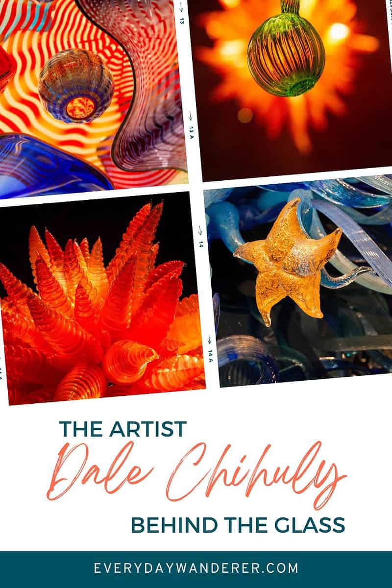 The artist Dale Chihuly showcasing his exquisite glass artistry.