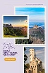 This collage features stunning images of castles in Schleswig-Holstein, Germany.