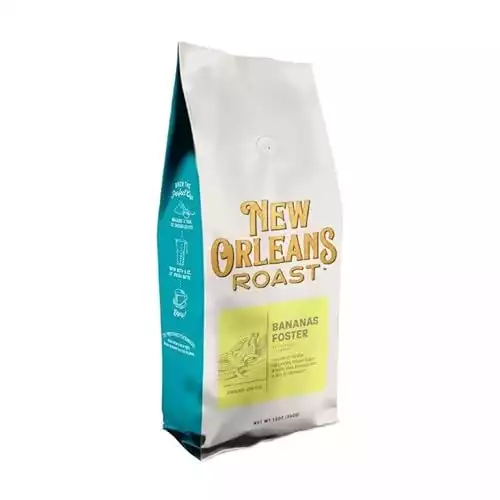 New Orleans Roast - Bananas Foster Ground Coffee 12oz (Pack of 1) - Indulge in the Iconic Flavors of New Orleans