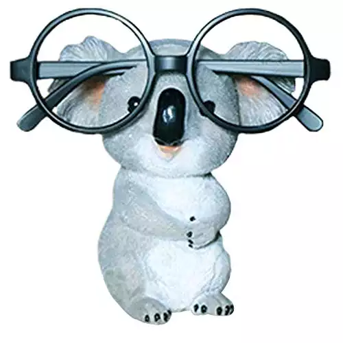 WAWICE Fun Eyeglass Holder Display Stands - Home Office Decorative Glasses Accessories (Koala)
