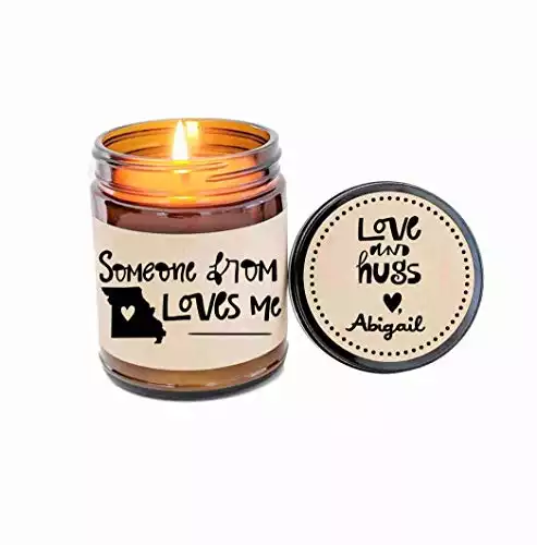 Missouri Love Someone from Missouri Loves Me Long Distance Gift LDR Gift Missing You Gift Heart in Missouri State Missouri State Pride