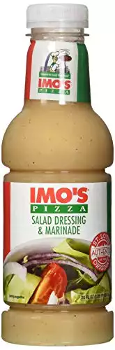 Imo's Pizza Sweet Italian Dressing and Marinade (20 Ounce Bottle), Authentic Imo's St. Louis Style Salad Dressing