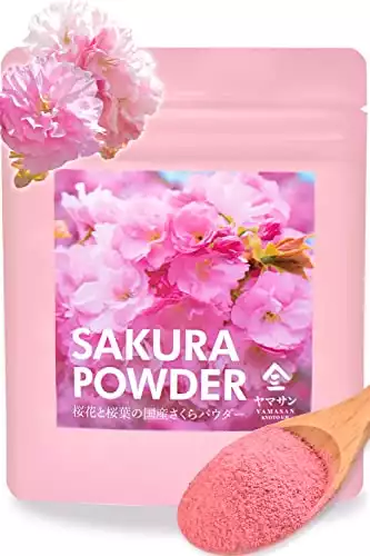 Sakura Cherry Blossom Powder - Japanese Drinks, Spring Mix, Japanese Food, 1.4oz (40g)【YAMASAN】