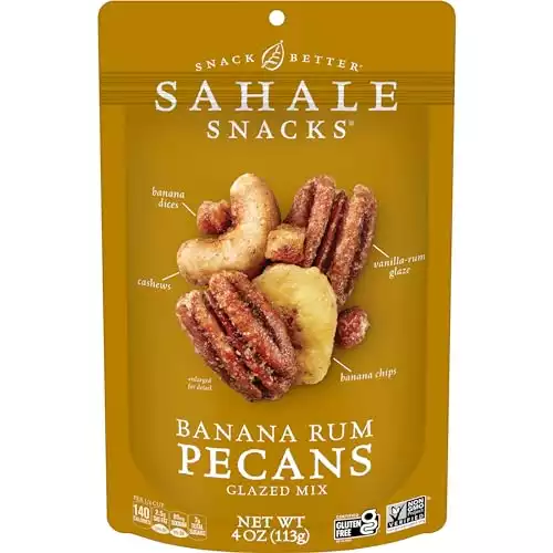 Sahale Snacks Banana Rum Pecans Glazed Mix
