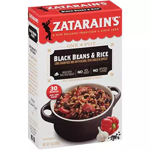 Zatarain's Black Beans & Rice, 7 oz (Pack of 12)