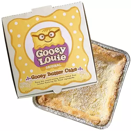 Gooey Louie Bakery Original Gooey Butter Cake St. Louis Classic Gift Cake Box