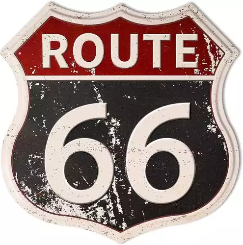 Route 66 Vintage Road Sign