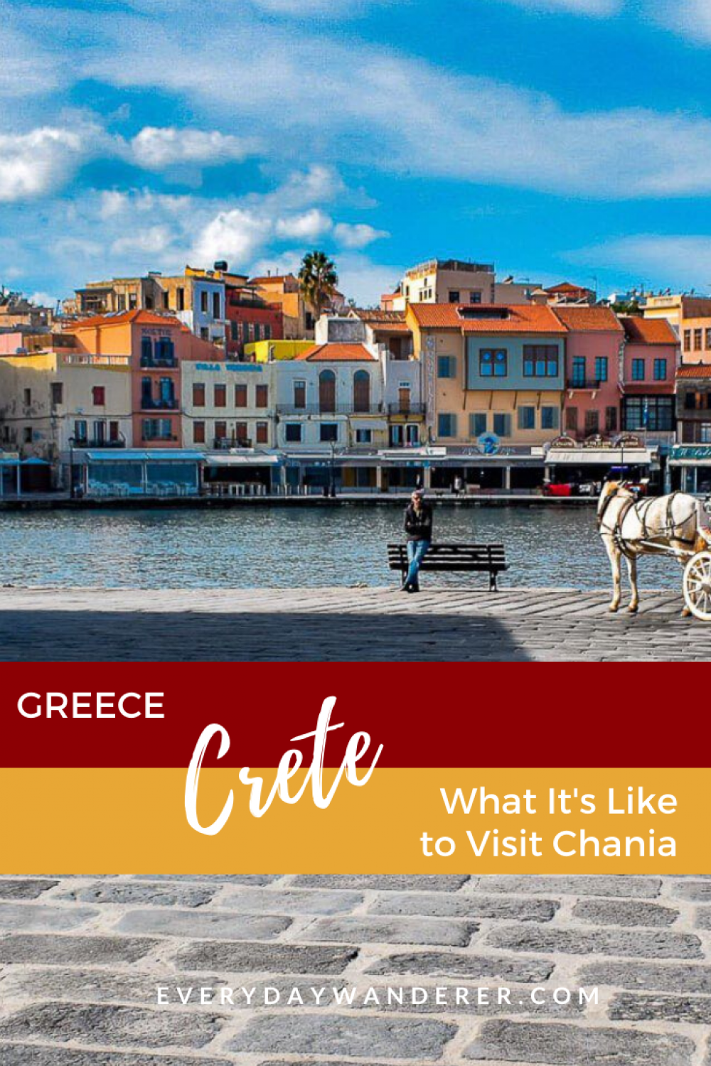 Everyday Postcard from Chania Crete Greece - Pin
