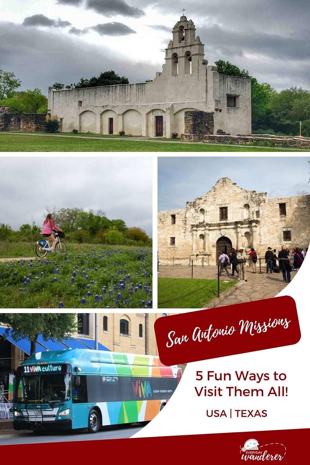 How to Visit San Antonio Missions - Pin 1 - JPG