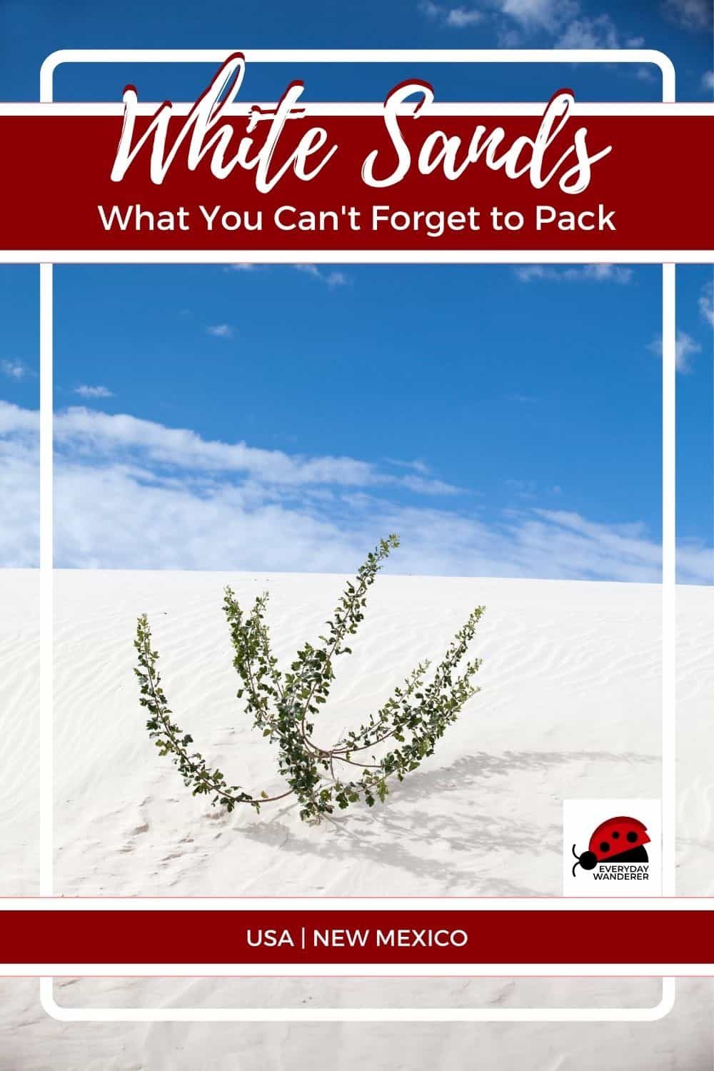 Pack for White Sands - Pin 1 - JPG
