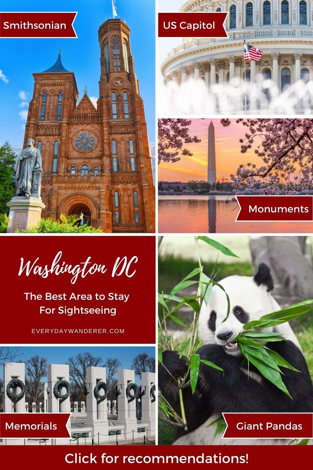 Best Places to Stay in Washington DC Based on Your Itinerary