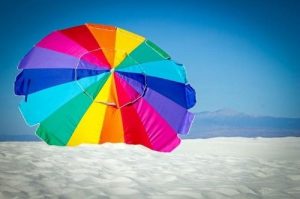 Umbrella at White Sands