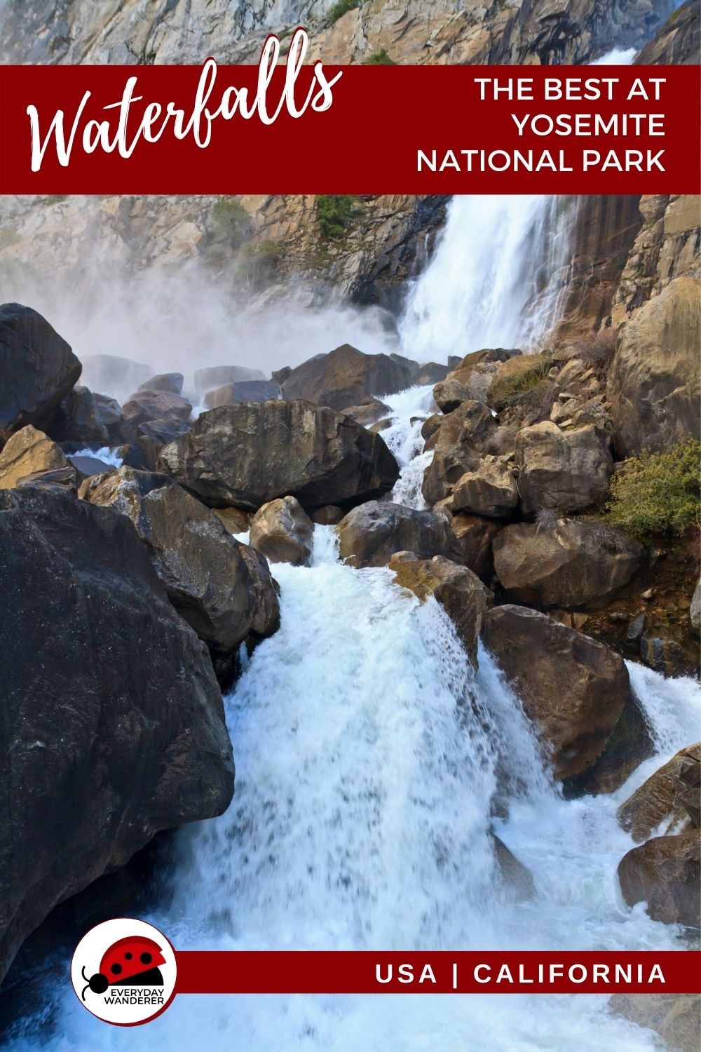 Yosemite Waterfalls - Pin 1 - JPG