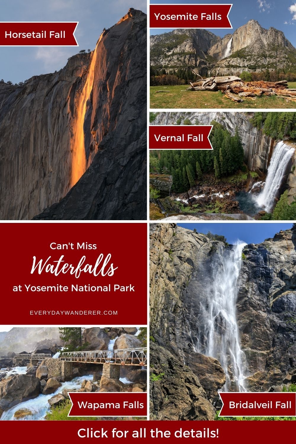 Yosemite Waterfalls - Pin 2 - JPG